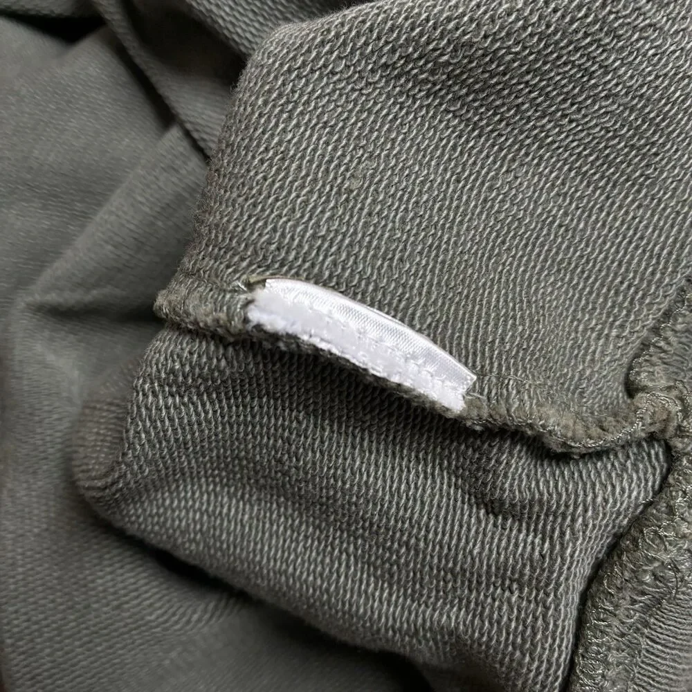 J Crew Sweatshirt Mens XL Green Sycamore Garment Dyed French Terry Crewneck NWT